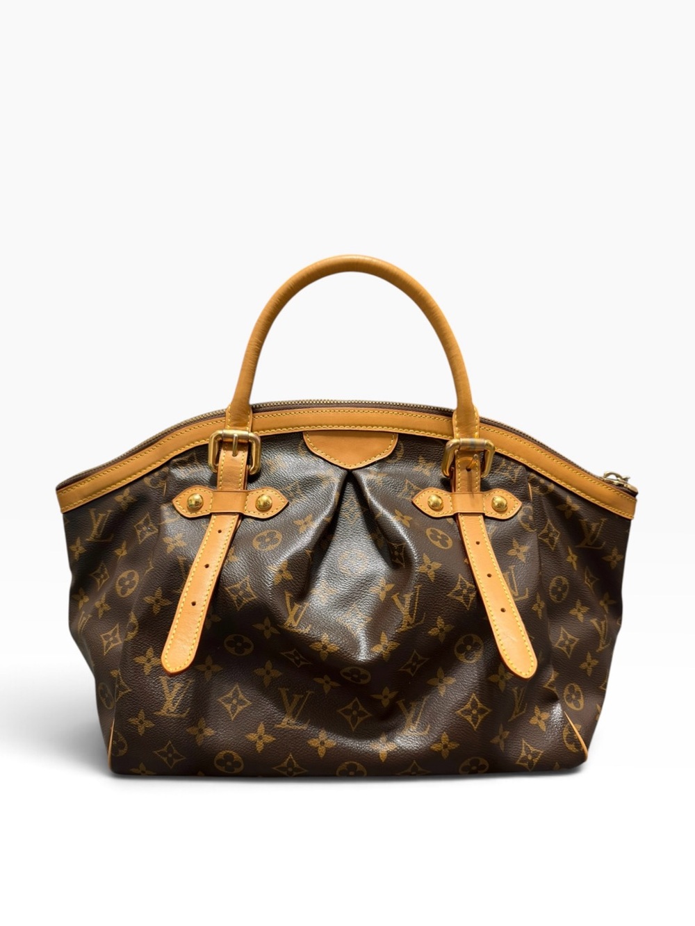 Louis Vuitton Tivoli GM Brown Monogram Canvas Large Shoulder Tote